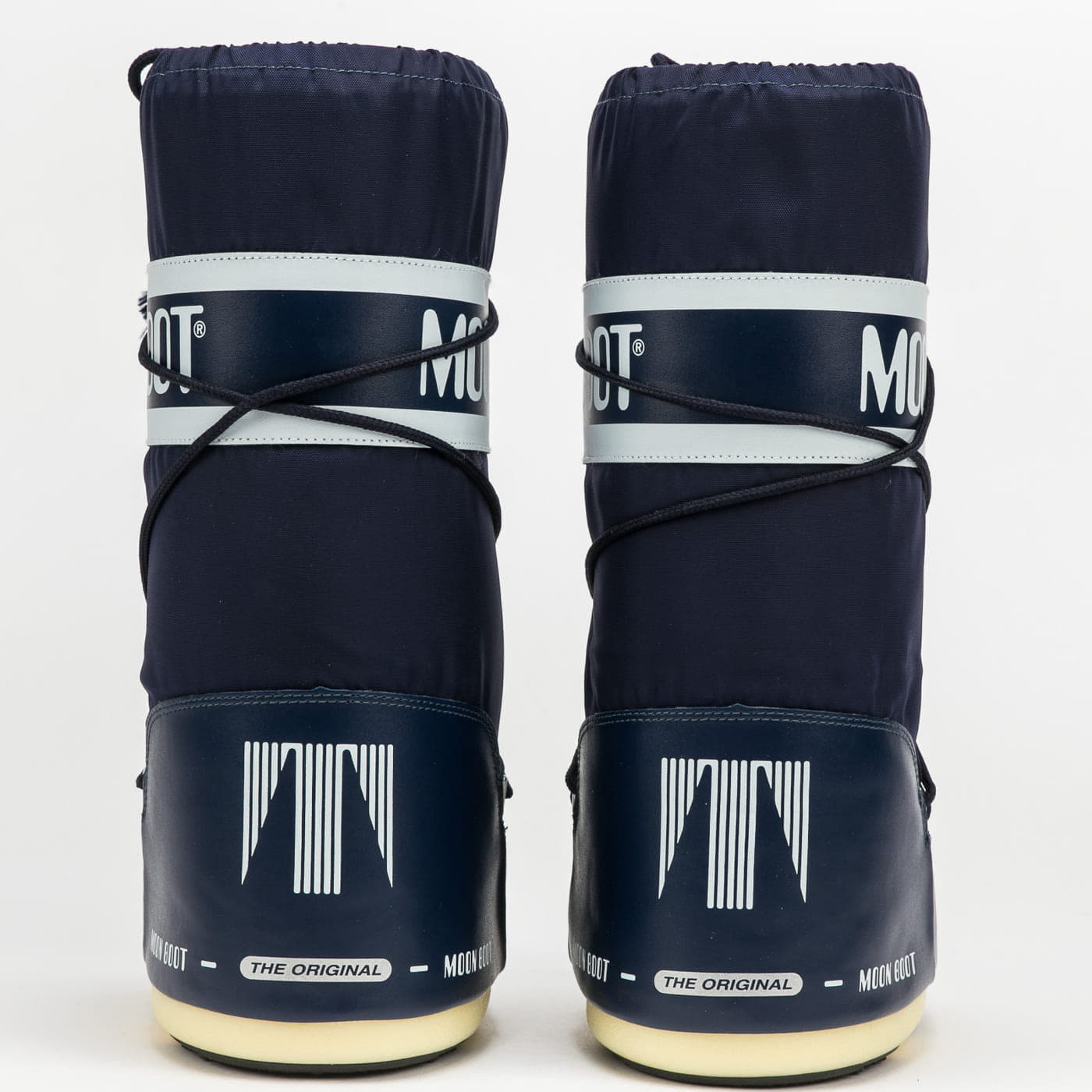 Frauen Moon Boot Nylon Blue