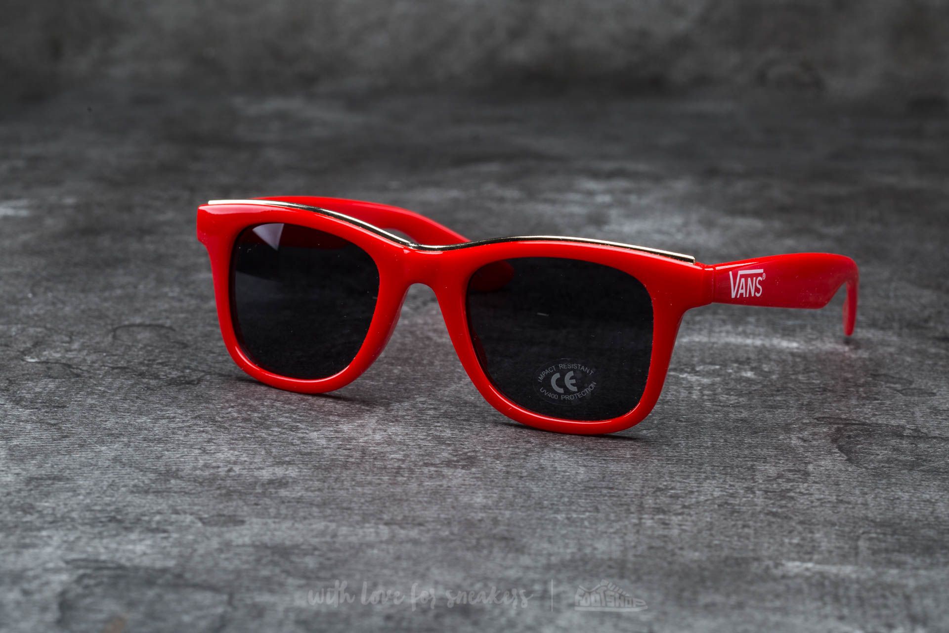 Okulary słoneczne Vans Breakwater Sunglasses Tomato-Gold Rim