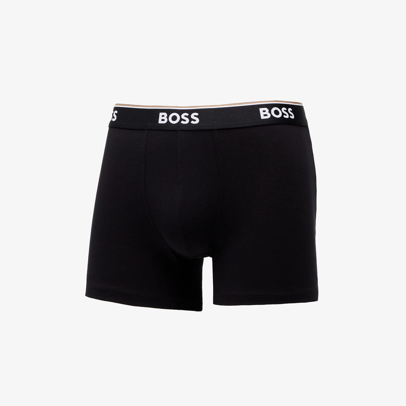 Boksershorts Hugo Boss Stretch-Cotton Boxer Briefs With Logos 3-Pack Black