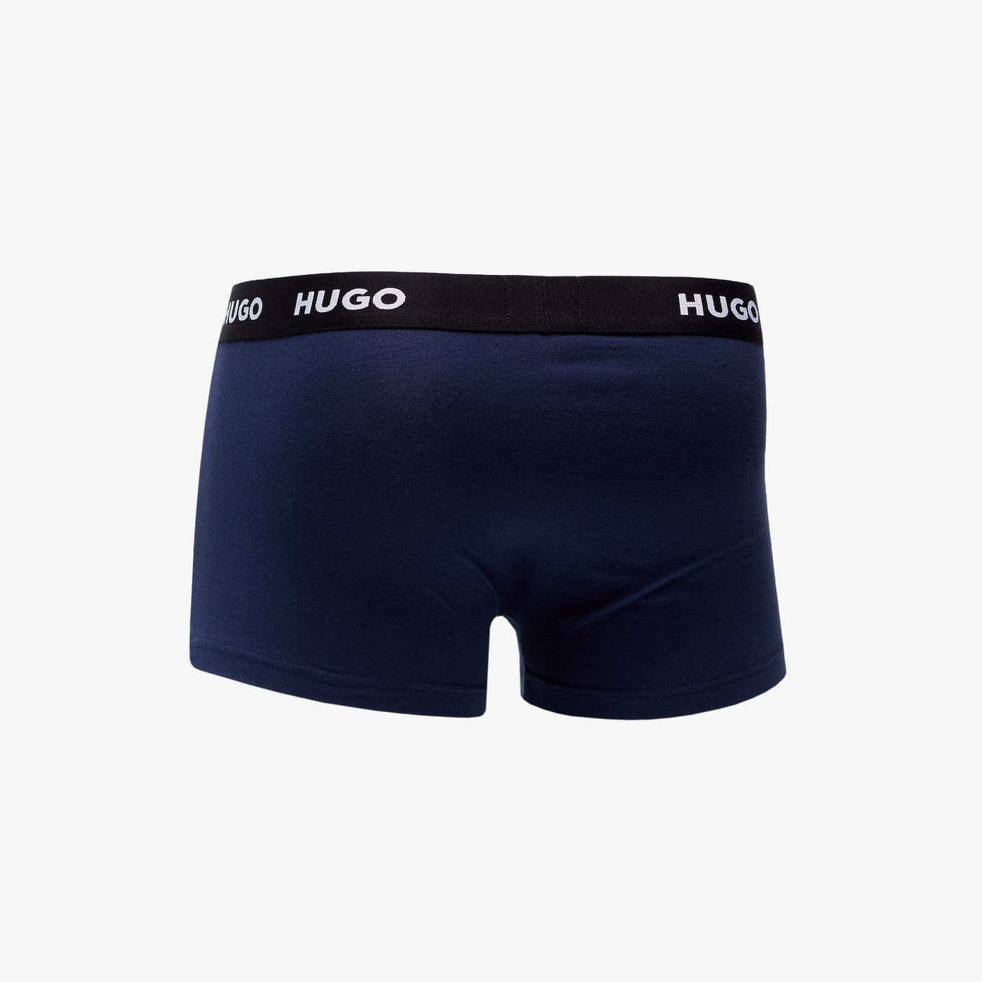 Trenky Hugo Boss Logo-Waistband Trunks 3-Pack Navy