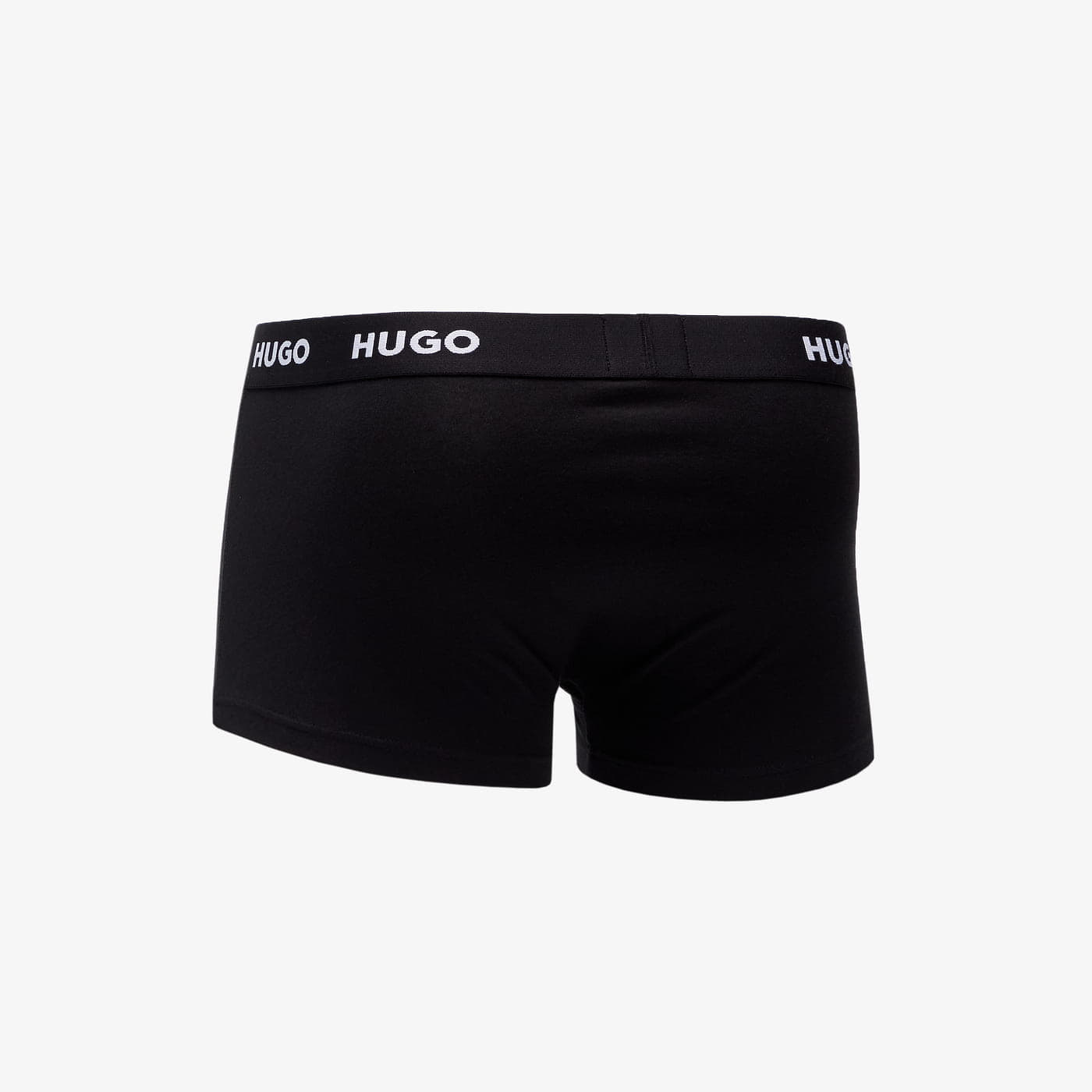 Bokszeralsó Hugo Boss Logo-Waistband Trunks 3-Pack Black