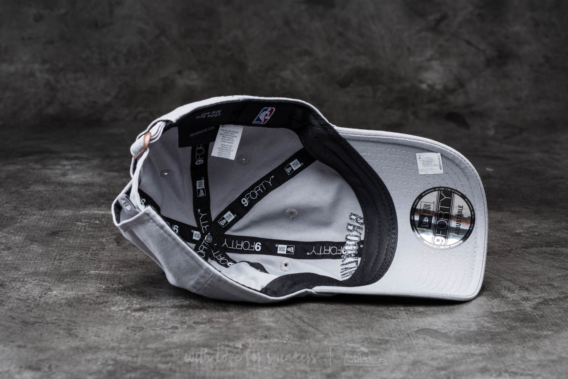 Страпбек New Era 9Forty NBA Unstructured Grey