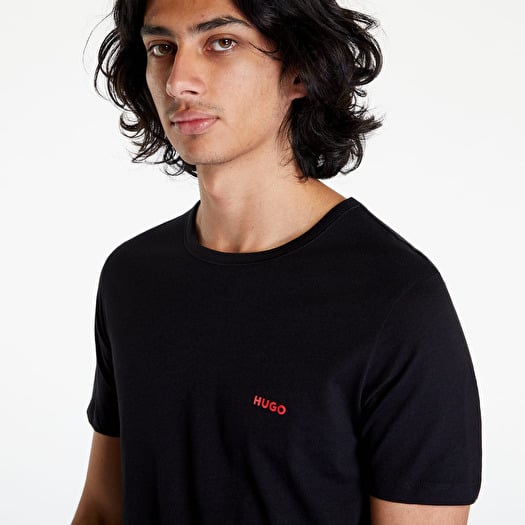 T shirts Hugo Boss 3 Pack T Shirt Black Footshop