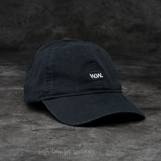 Wood wood low profile cap black top