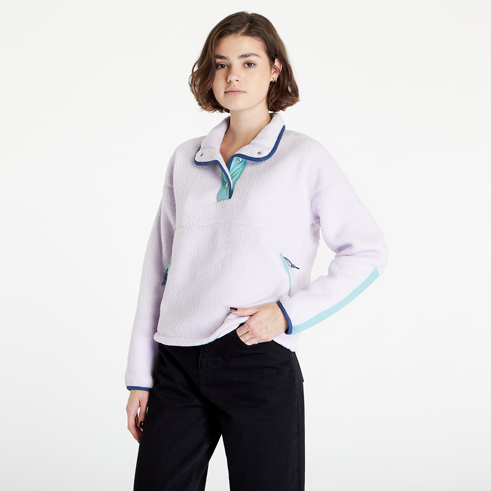 Hanorace The North Face Cragmont Fleece 1/4 Snap Lavendrfog/ Wasab/ Shadyblu