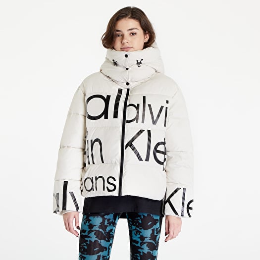 Calvin klein deals logo anorak