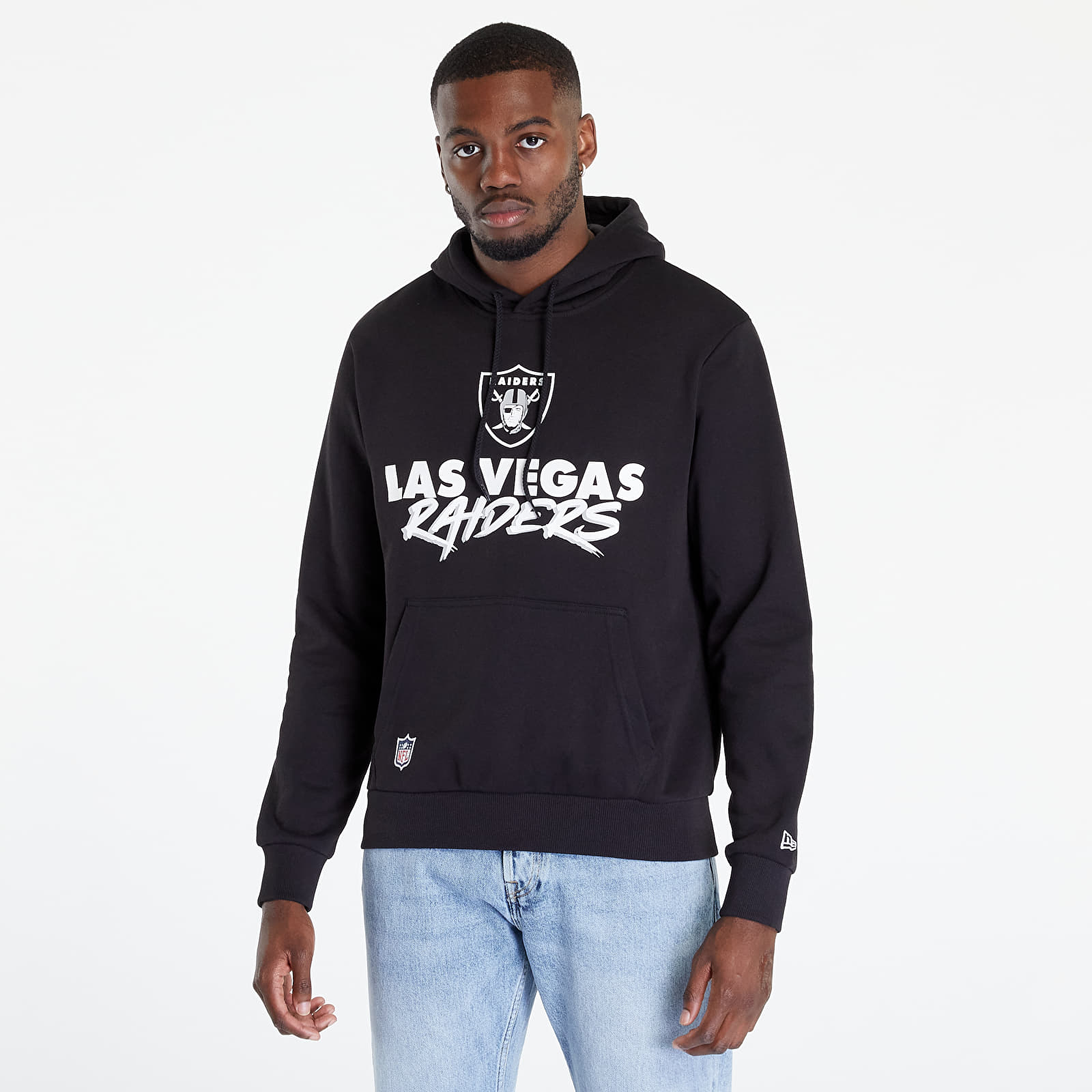 Sweatshirts New Era Nfl Script Team Hoody Las Vegas Raiders Black White Footshop