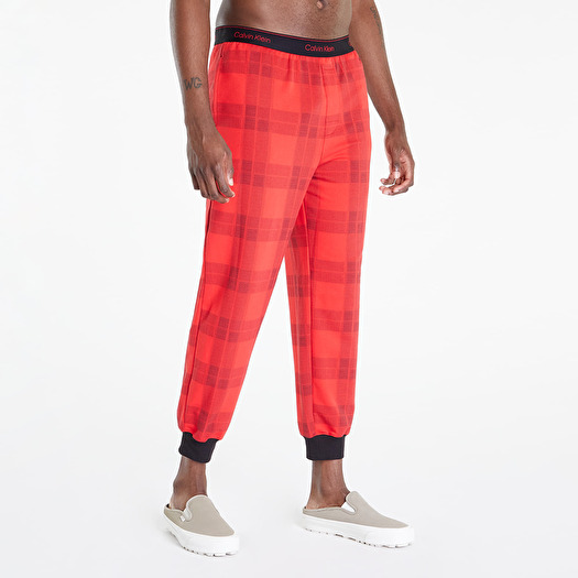 Pants and jeans Calvin Klein Mc Holiday Lounge Jogger Textured Plaid Exact Footshop