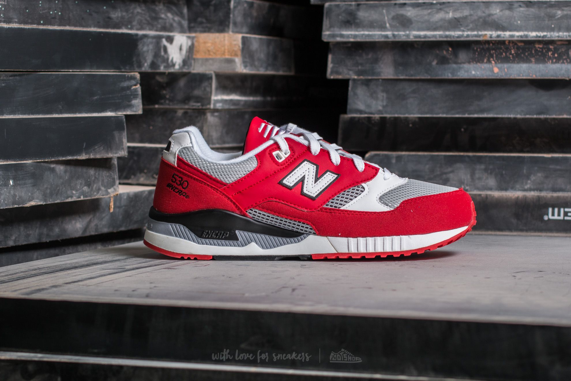 Herren Sneaker und Schuhe New Balance M530CVA Red/ Grey/ White