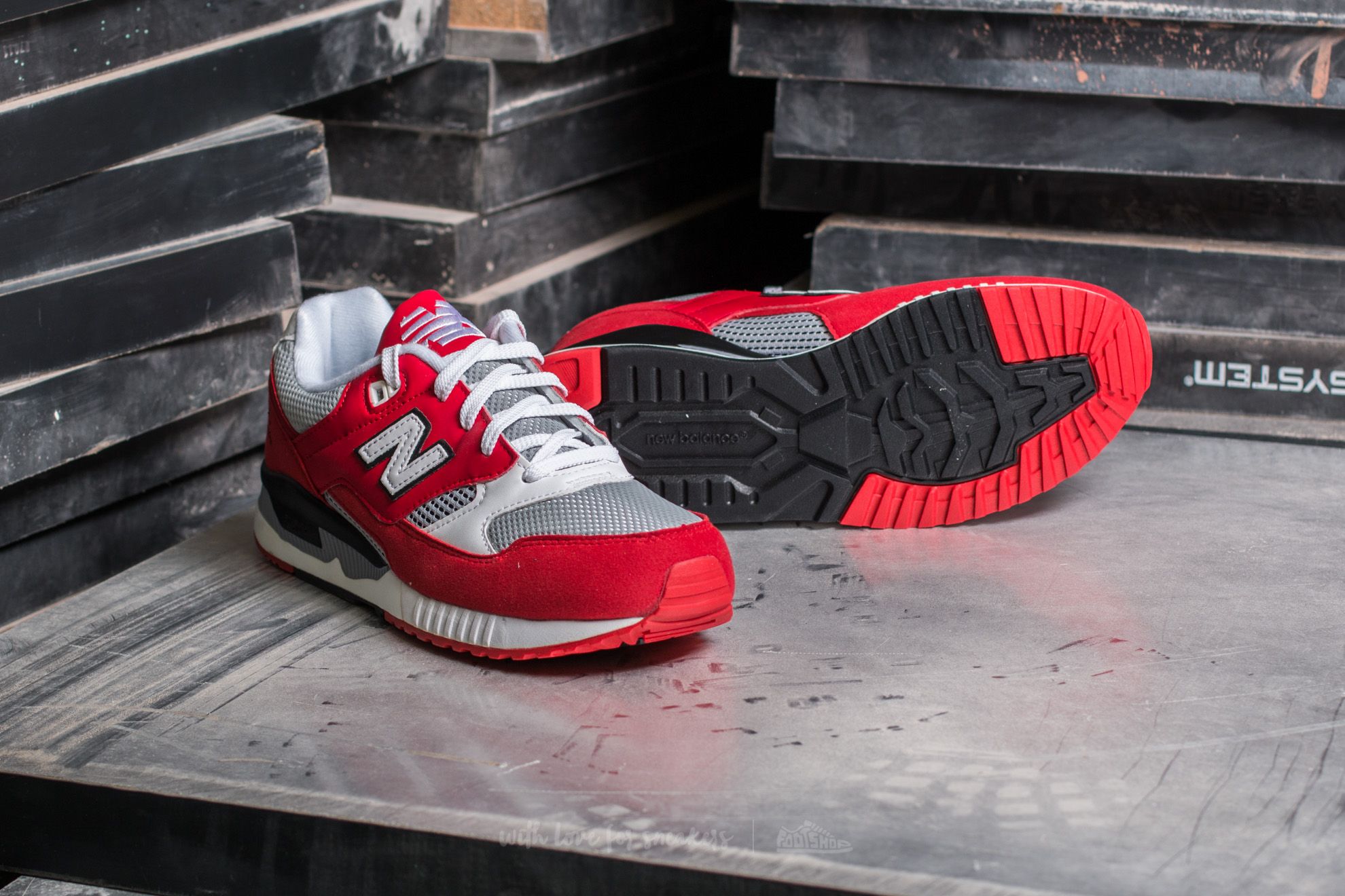 Herren Sneaker und Schuhe New Balance M530CVA Red/ Grey/ White