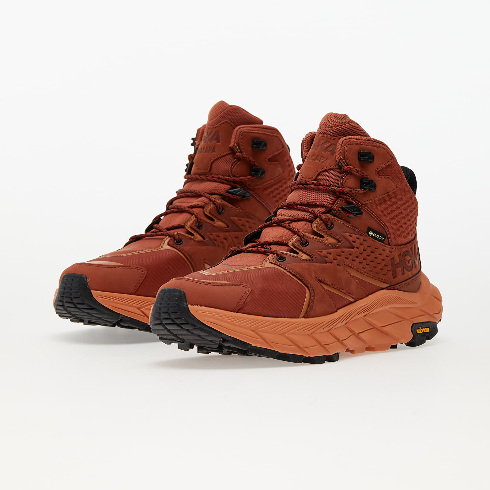 Hoka One Anacapa Mid GTX GORETEX Baked Clay Sun Baked Hiking Boot Men\'s size 14D Hoka Anacapa 2 Mid GTX (Men main image 3