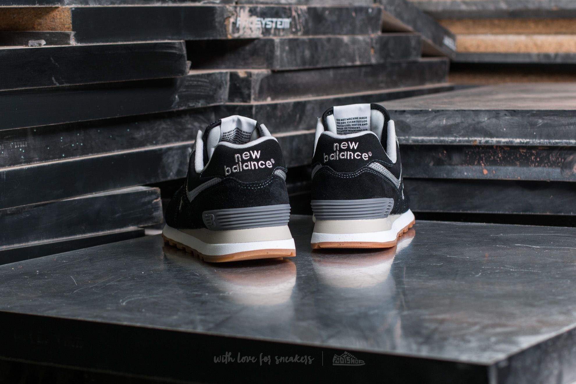 Skor för män New Balance 574 Black