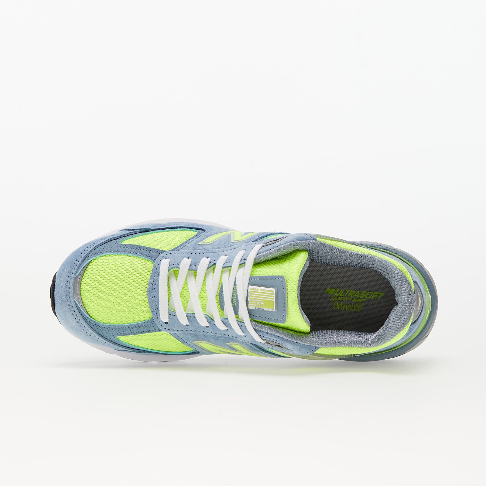 Zapatillas mujer New Balance 990 V5 Grey/ Hi-Lite