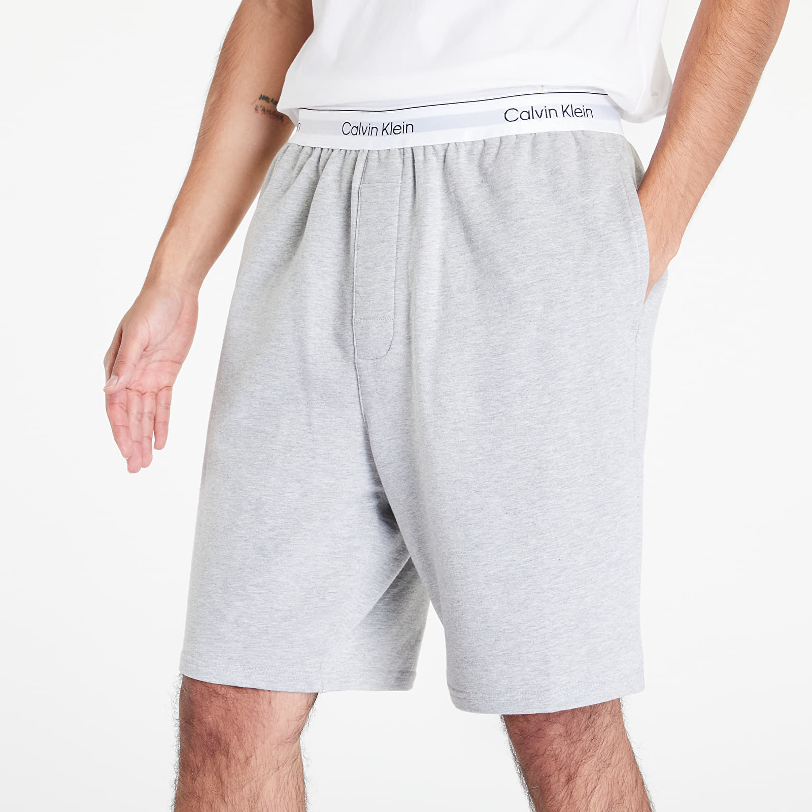 Kratke hlače  Calvin Klein Modern Cotton Lounge Sleep Short Grey Heather