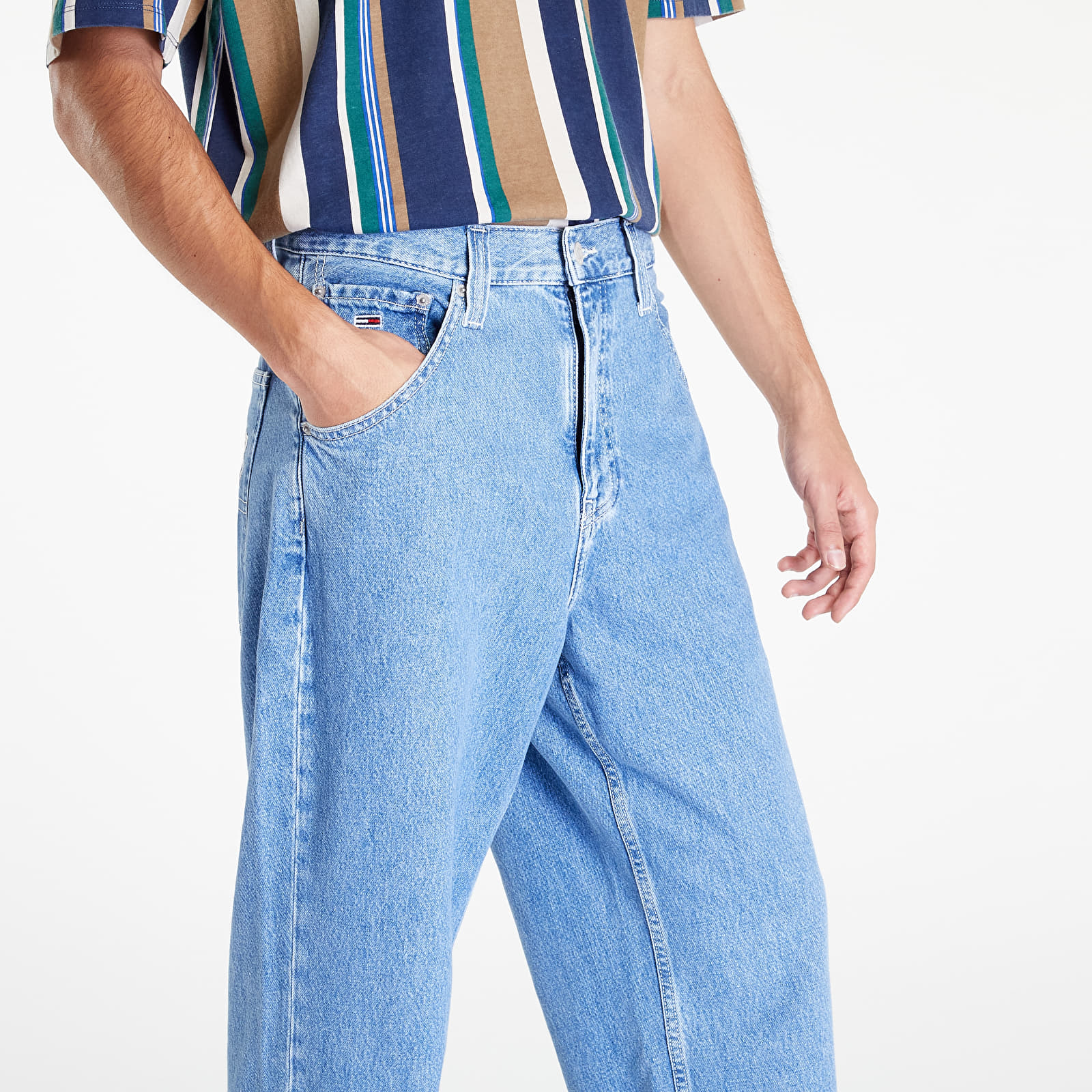 Džínsy a nohavice Tommy Jeans Aiden Baggy Pants Denim