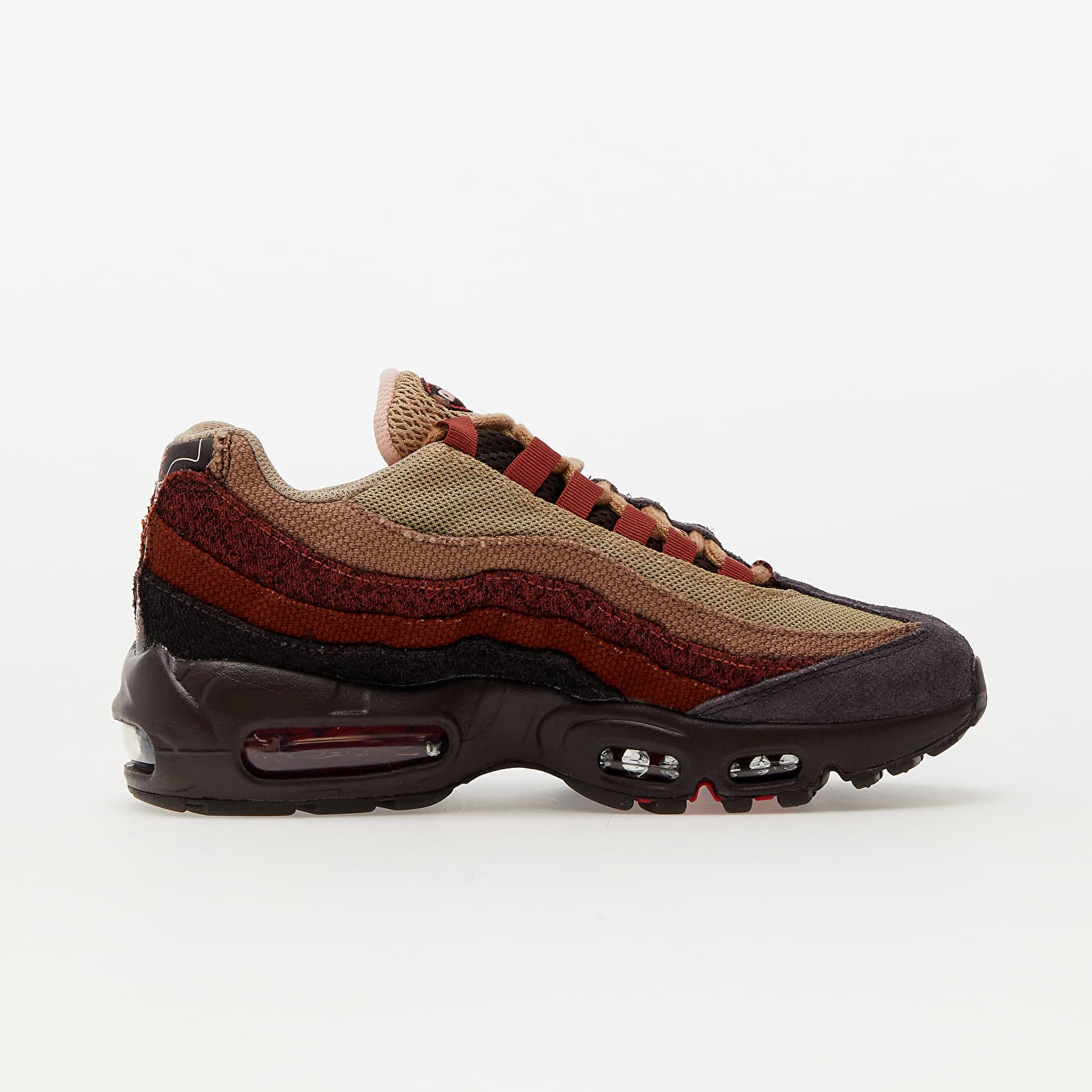 Women's shoes Nike W Air Max 95 Brown Basalt/ University Red-Oxen Brown
