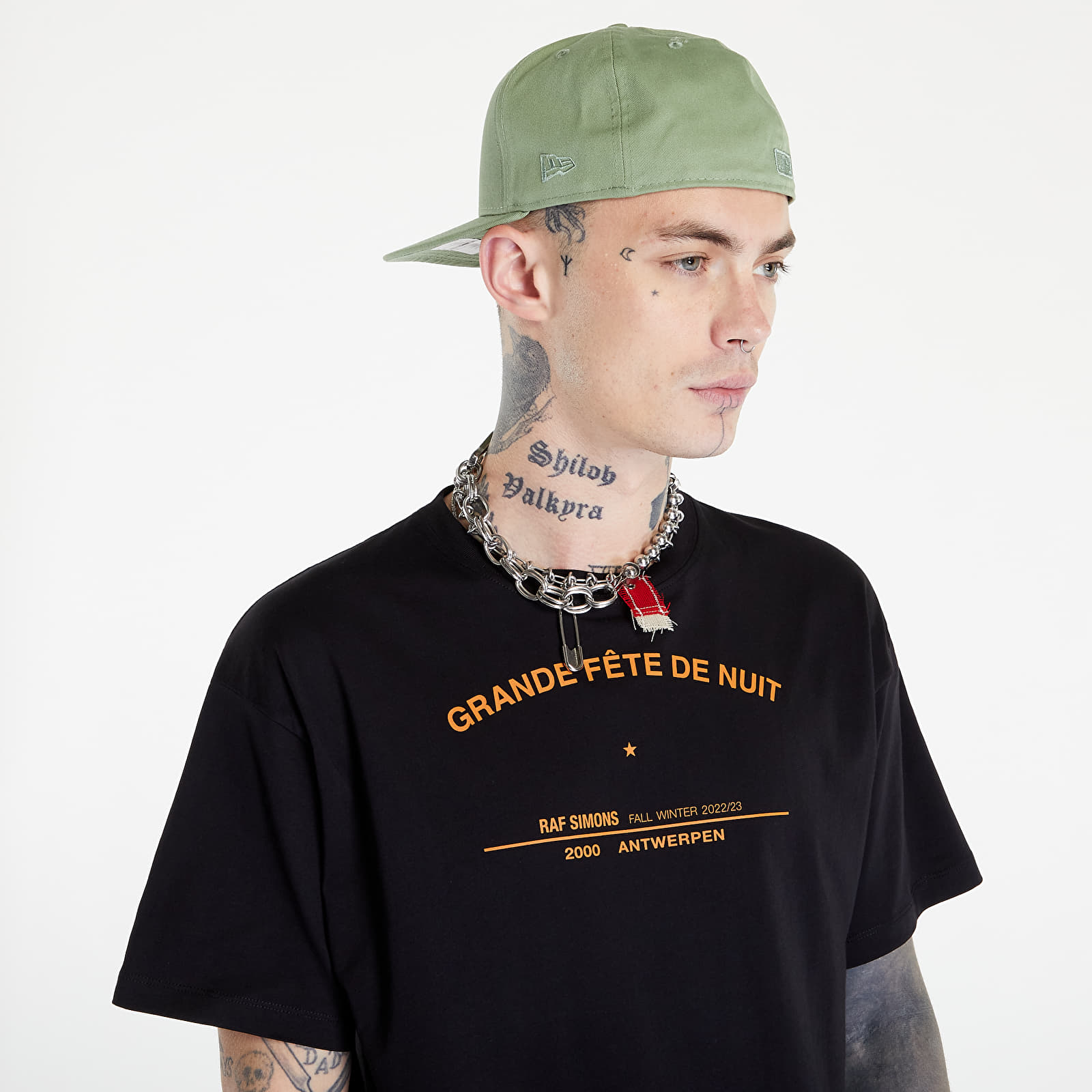 T-shirts RAF SIMONS AW2223 RS Men Jersey Black