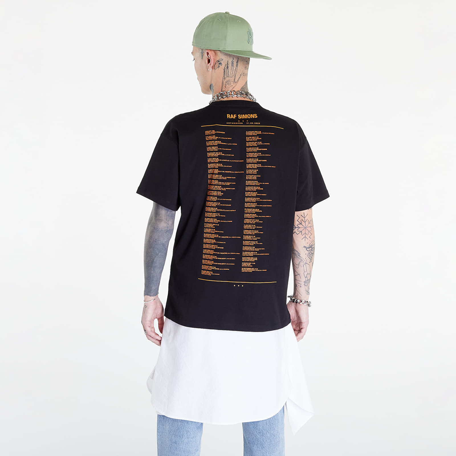 T-shirts RAF SIMONS AW2223 RS Men Jersey Black