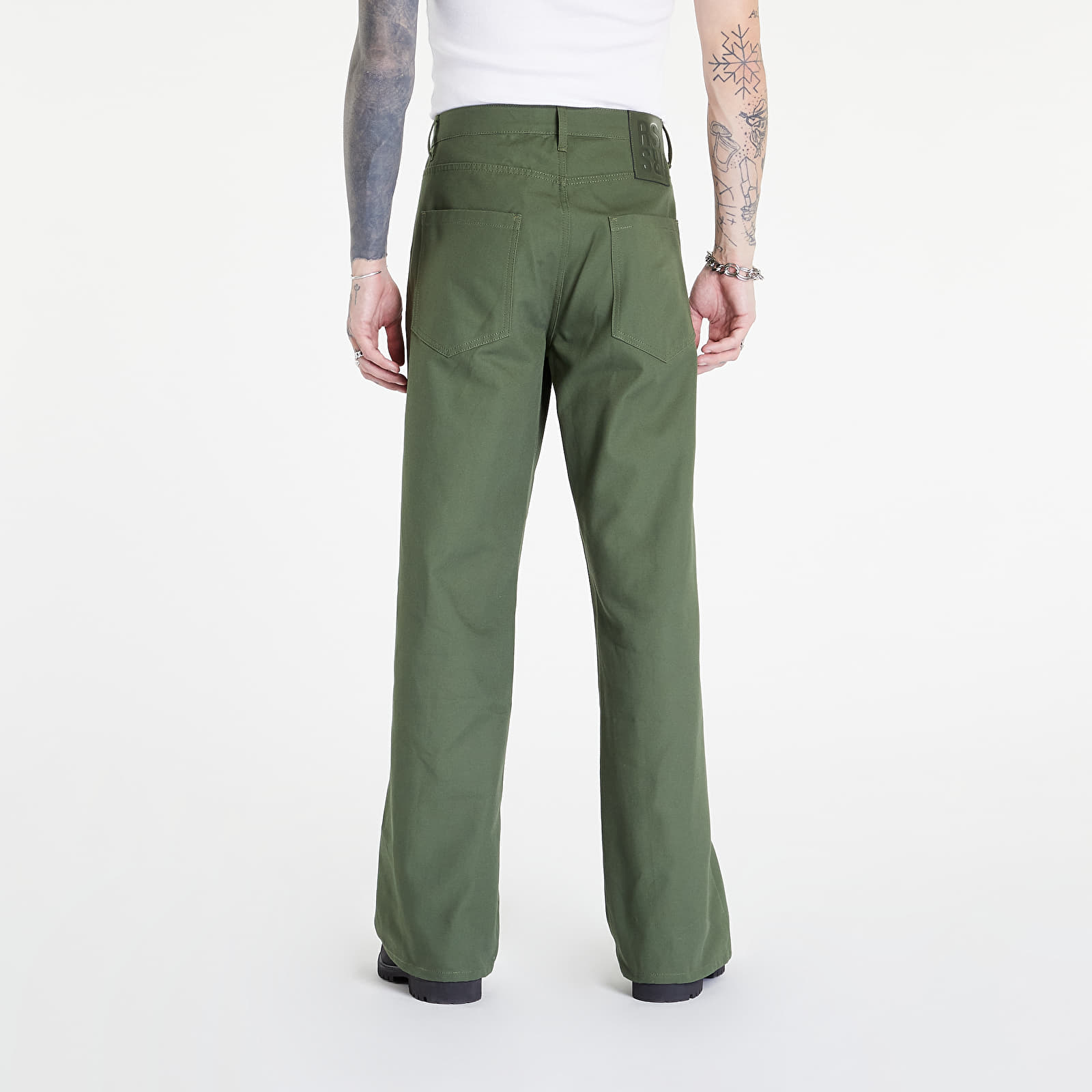 Džínsy a nohavice RAF SIMONS Wide Fit Denim Workwear Pants Khaki