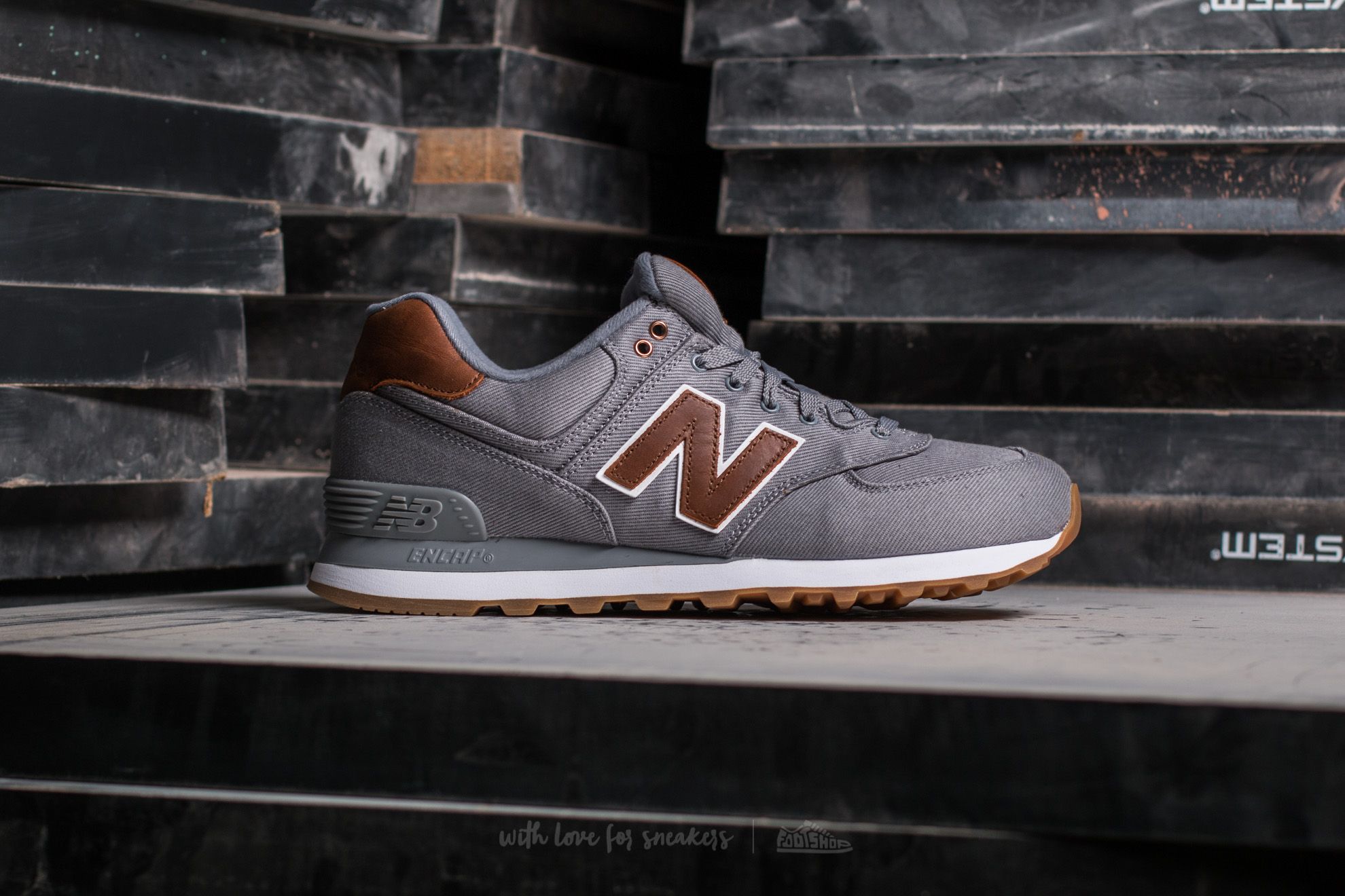 Pánske tenisky a topánky New Balance 574 Grey/ Brown