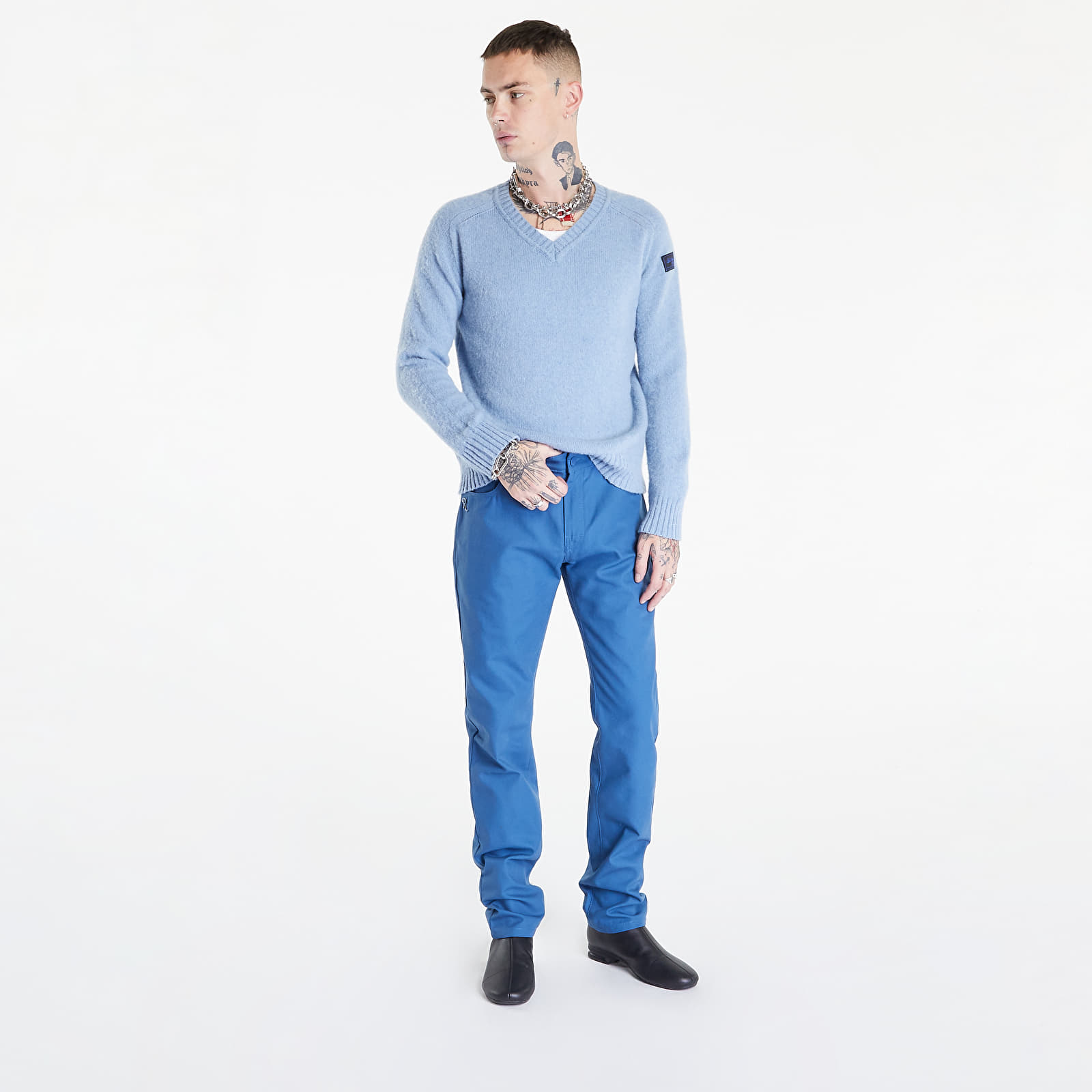 Hosen und Jeans RAF SIMONS Slim Fit Denim Pants Blue