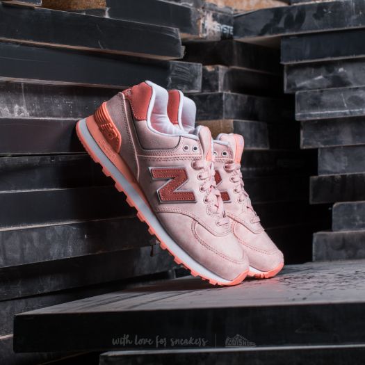 Women s shoes New Balance 574 Peach Pink Footshop