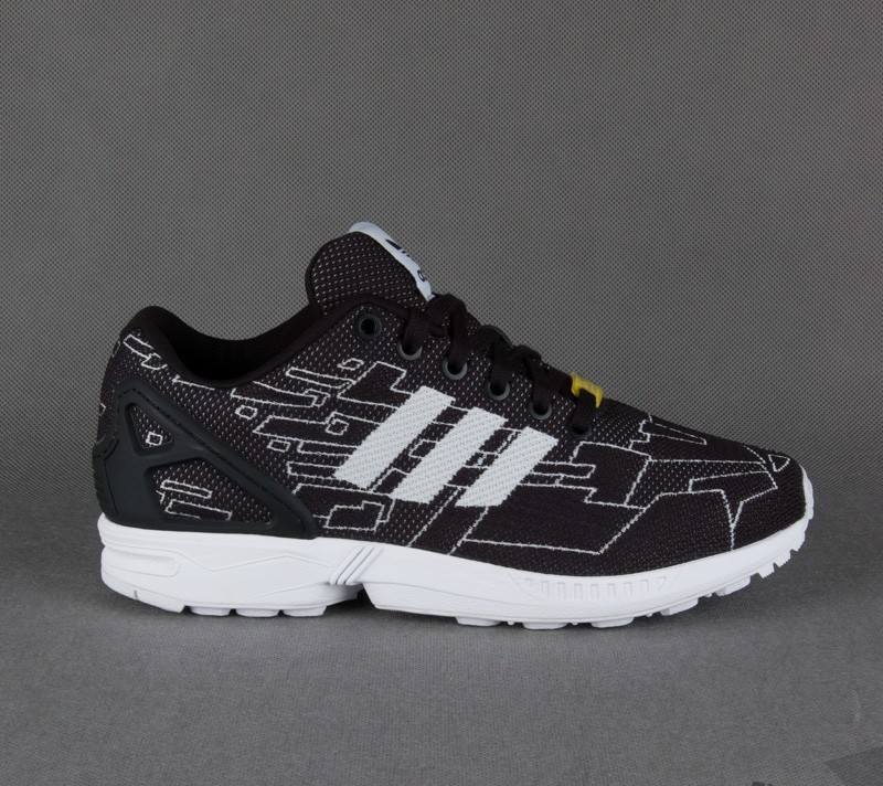 Adidas zx flux 8000 weave black white grey best sale
