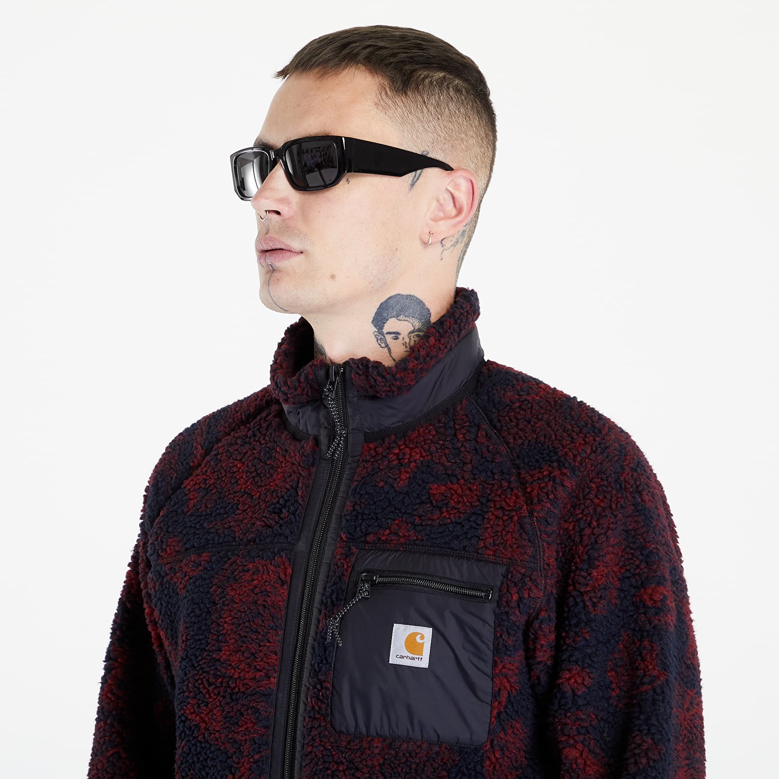 Jakas Carhartt WIP Prentis Liner Verse Jacquard/ Dark Navy/ Corvina/ Black