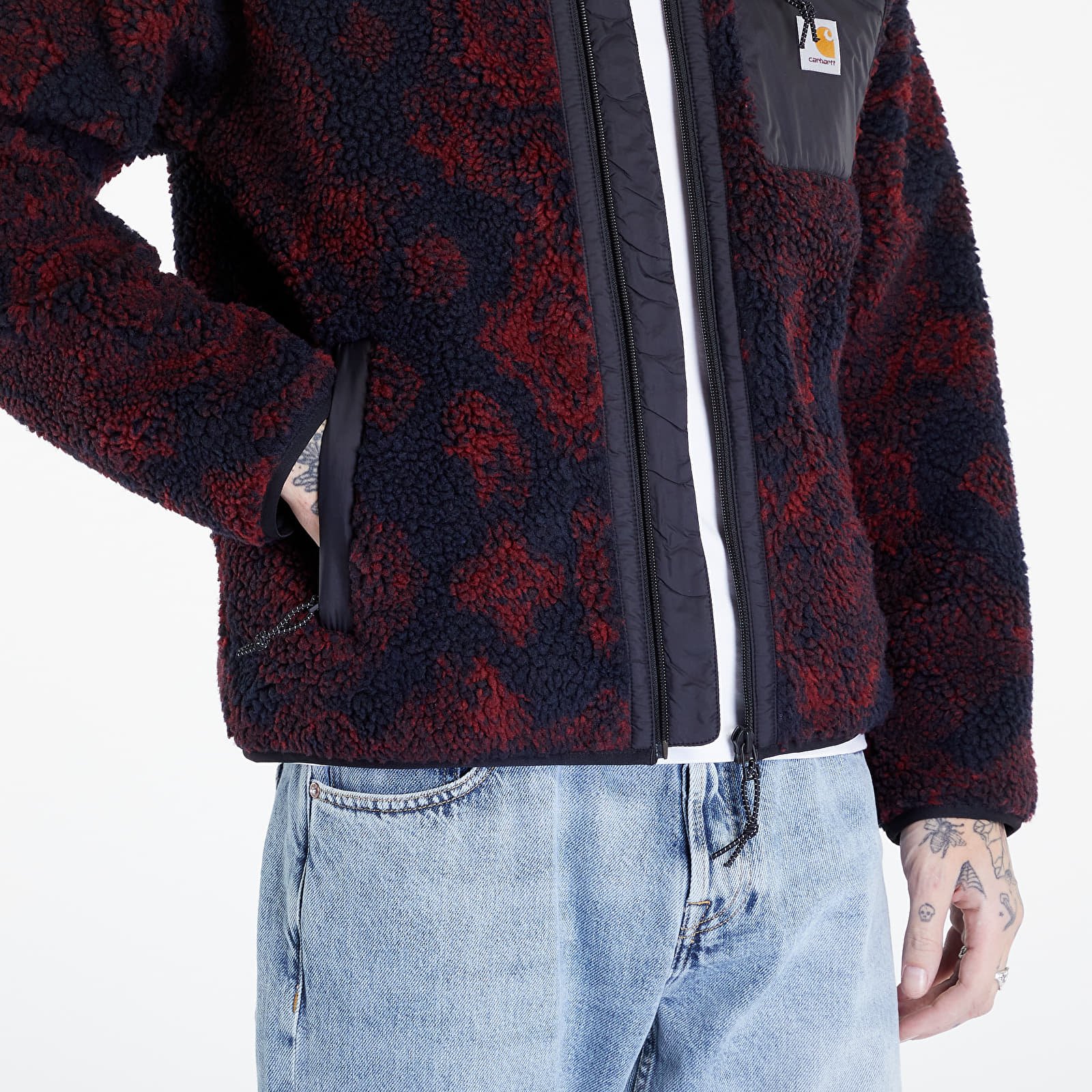 Jakas Carhartt WIP Prentis Liner Verse Jacquard/ Dark Navy/ Corvina/ Black