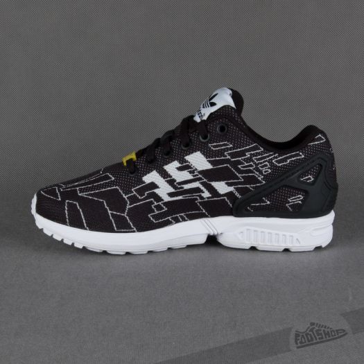 Adidas zx flux weave black white deals