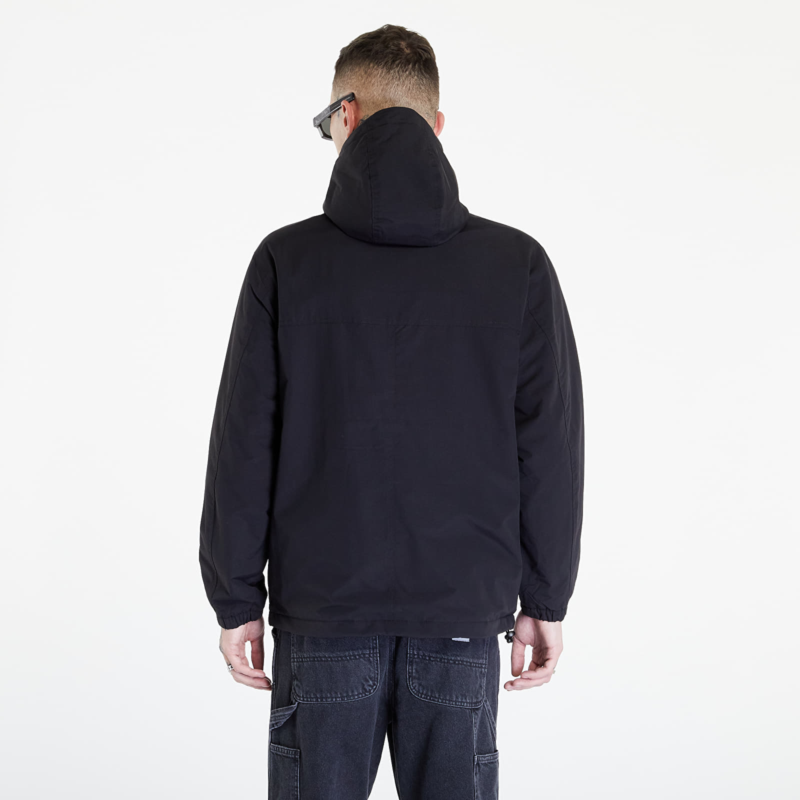 Якета и палта Carhartt WIP Windbreaker Pullover Black/ White