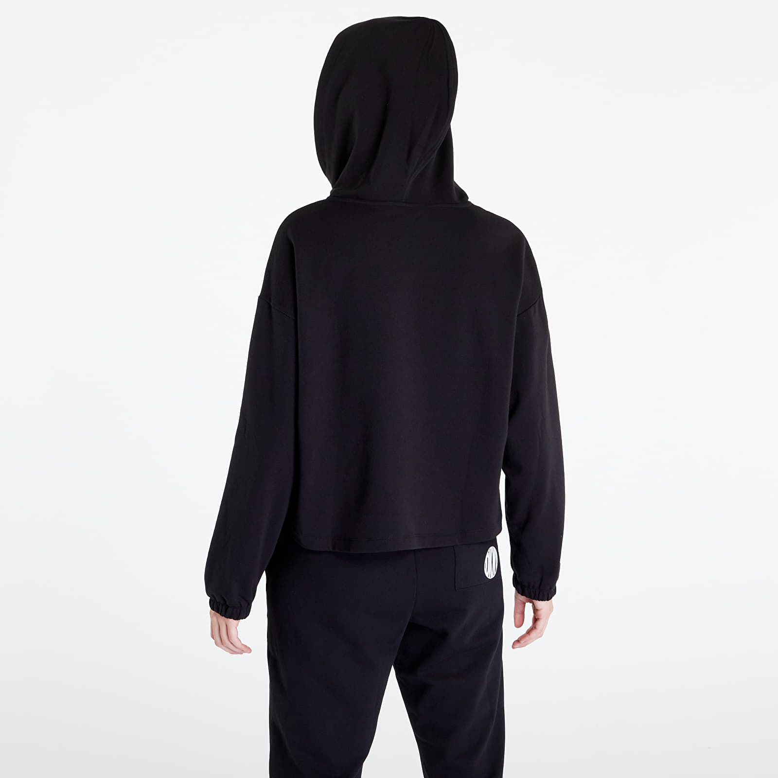 Mikiny DKNY Intimates City Vibes L/S Hoodie Pyjama Black