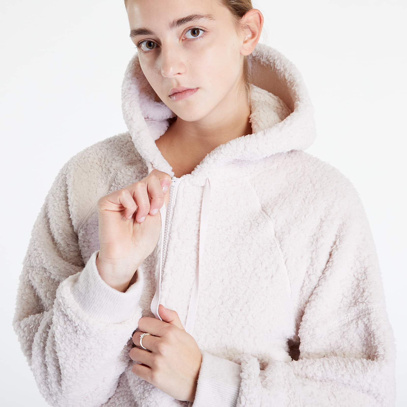 Dukserice DKNY Intimates Keep It Real Cozy Long Hoodie PJ L/S Brown PT