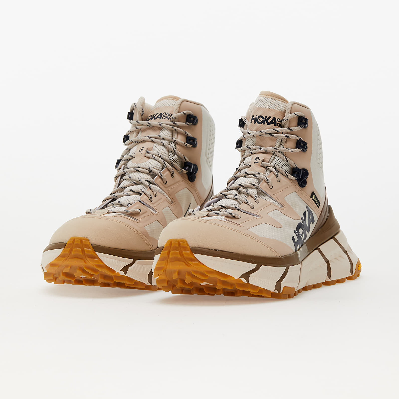 hoka tennine hike gtx white