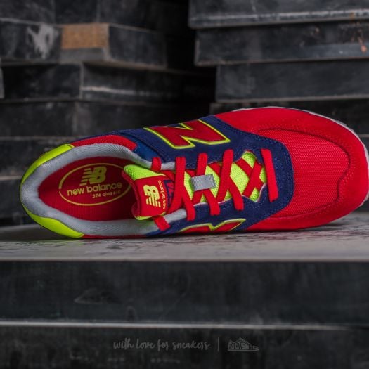 Kids sneakers and shoes New Balance 574 Basin Red Footshop