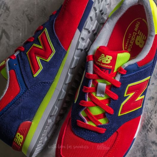 New balance 574 enfant on sale rouge
