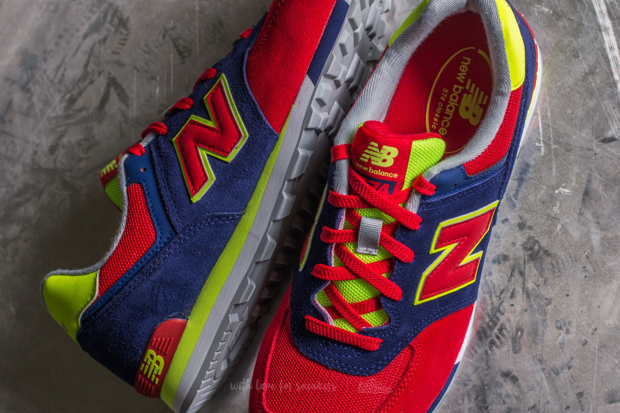 Zapatillas y zapatos para niños New Balance 574 Basin/ Red