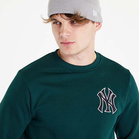 Hoodies and sweatshirts New Era New York Yankees Heritage Crew Neck Sweatshirt Dark Green Navy Footshop