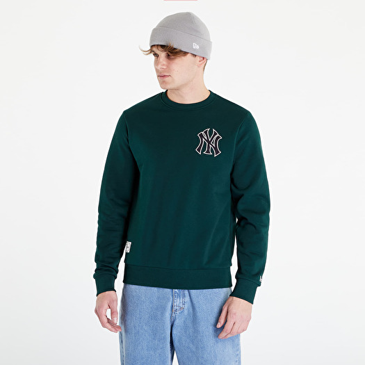 Hoodies and sweatshirts New Era New York Yankees Heritage Crew Neck Sweatshirt Dark Green Navy Footshop