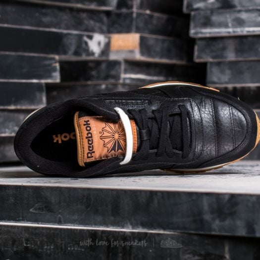 Men s shoes Reebok Classic Leather Boxing Black Chalk Golden Horizont Footshop