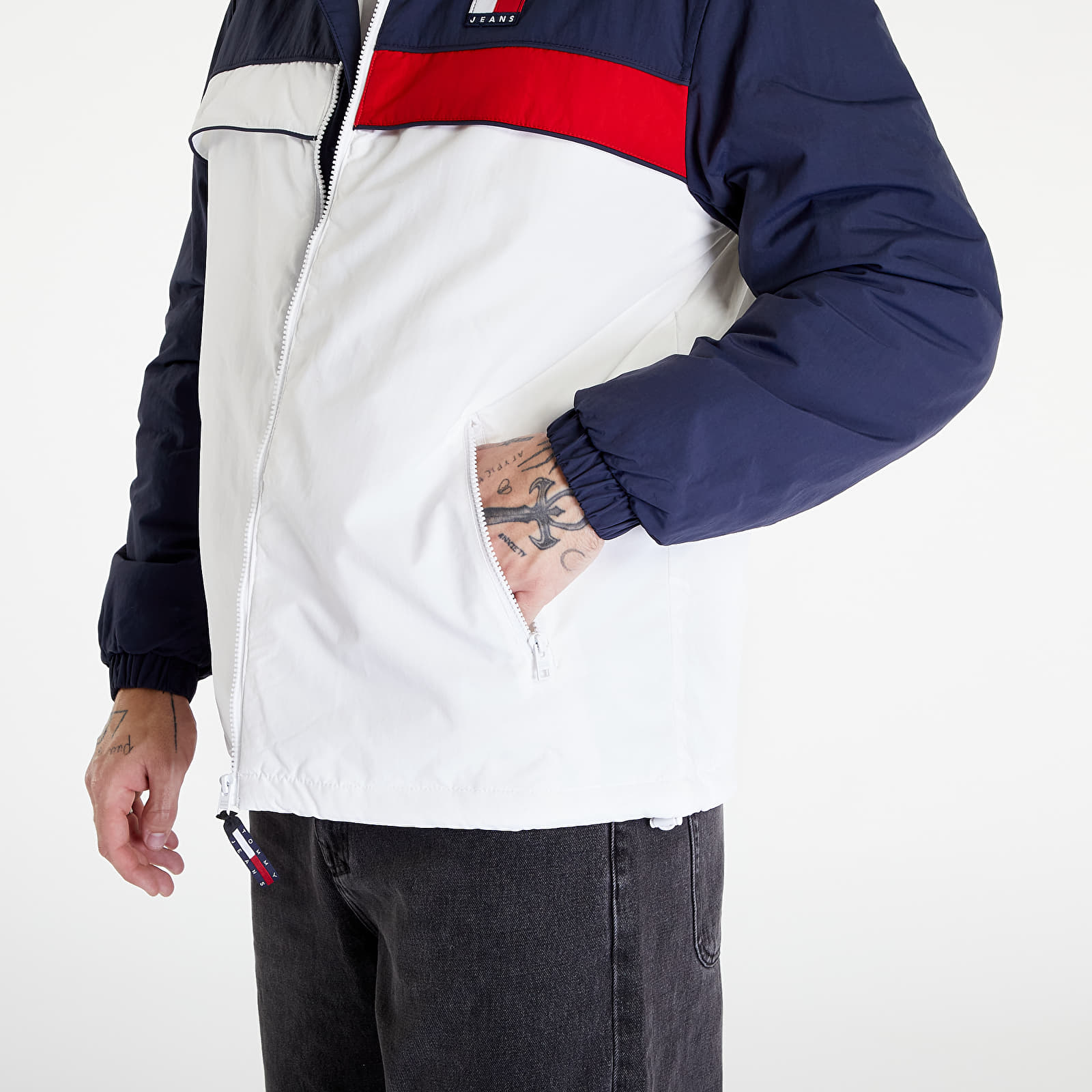 Tommy jeans jeans colour block padded jacket store