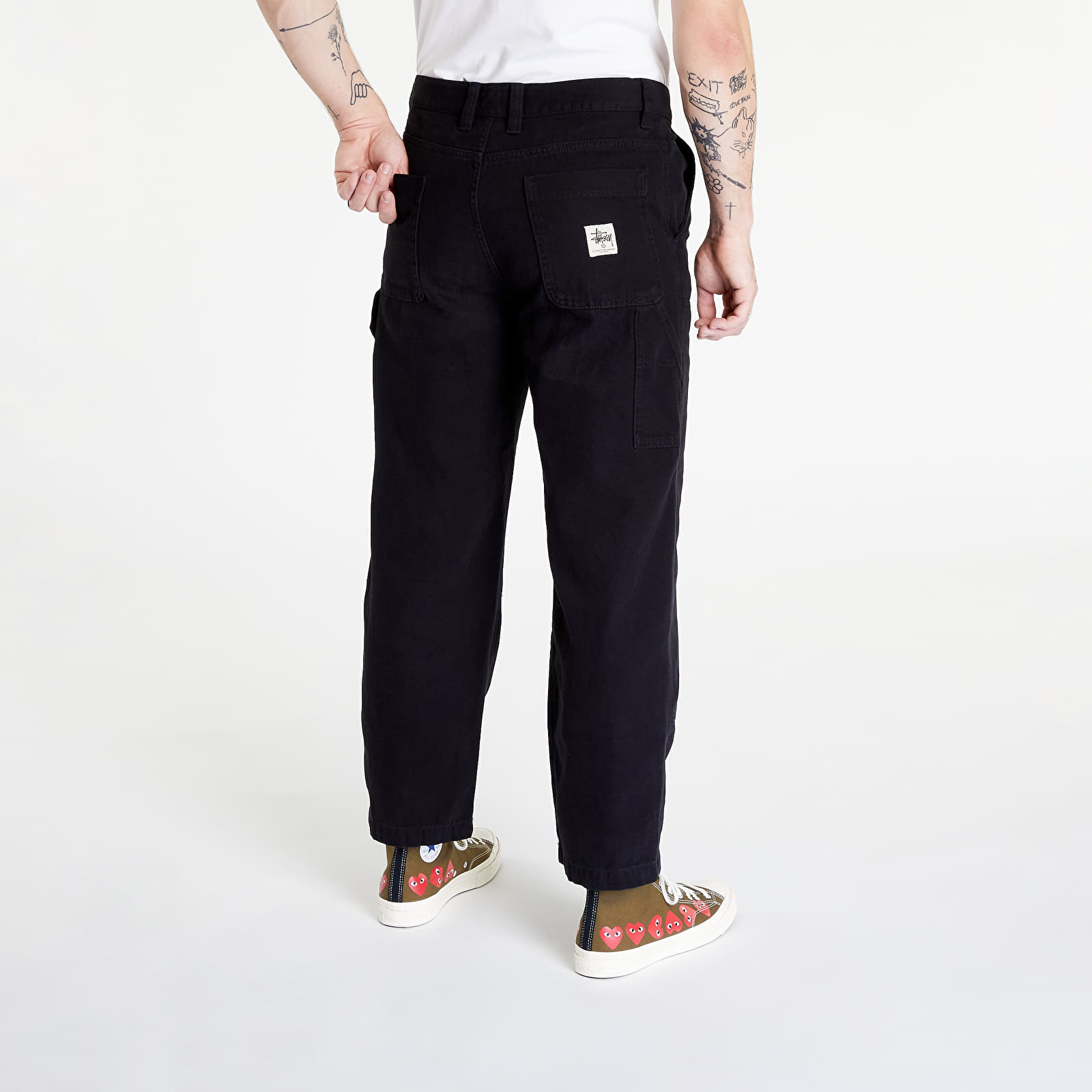 Pants and jeans Stüssy Canvas Work Pant Black