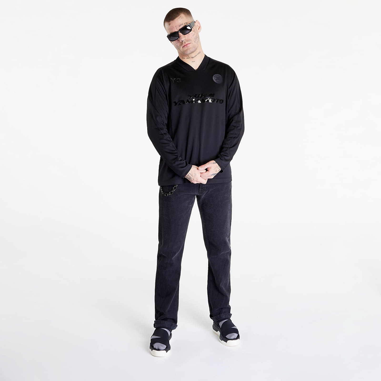 Tricouri Y-3 U Logo Ls Tee Black