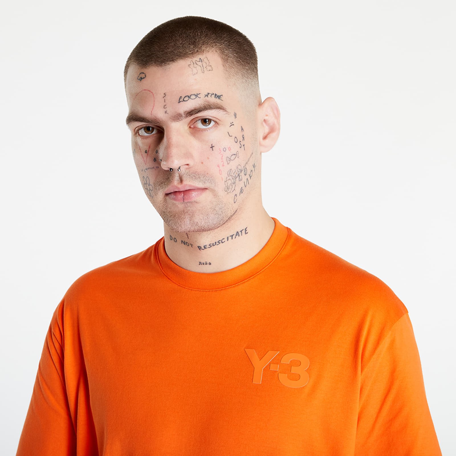T-shirts Y-3 M Classic Chest Logo Ss Tee Orange | Footshop