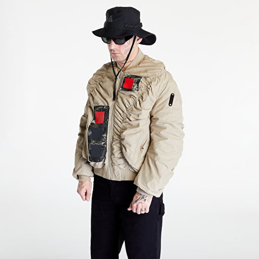 Jackets A COLD WALL Cubist Ruched Bomber Jacket Dark Stone Footshop