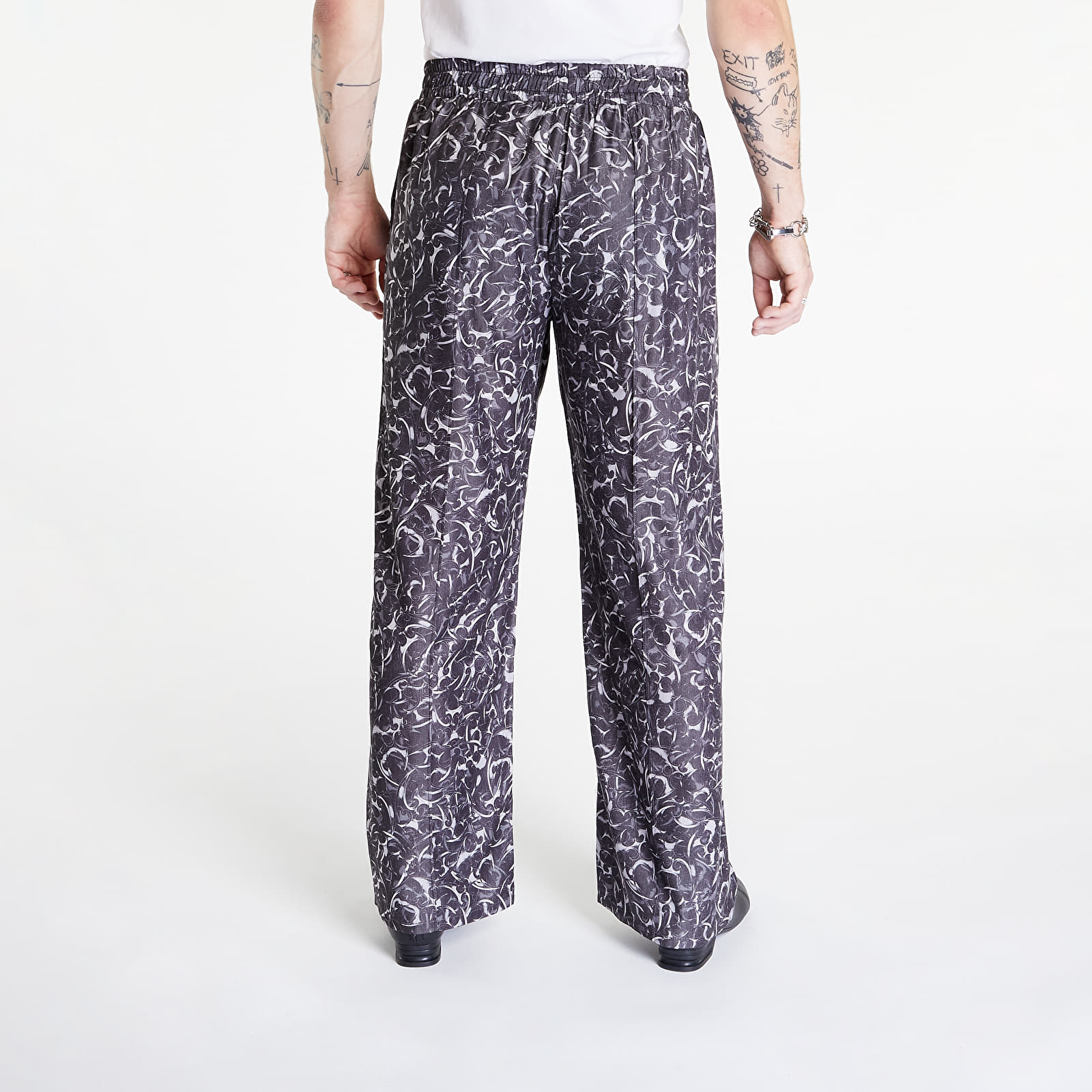 Spodnie Han Kjøbenhavn Printed Viscose Loose Trousers Silver