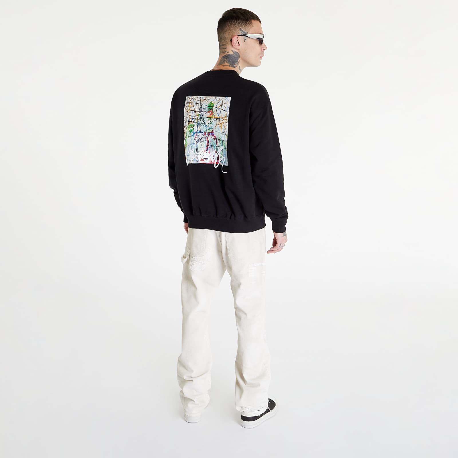 Mikiny a svetry FTSHP 11th anniversary x Martin Lukáč Crewneck Black