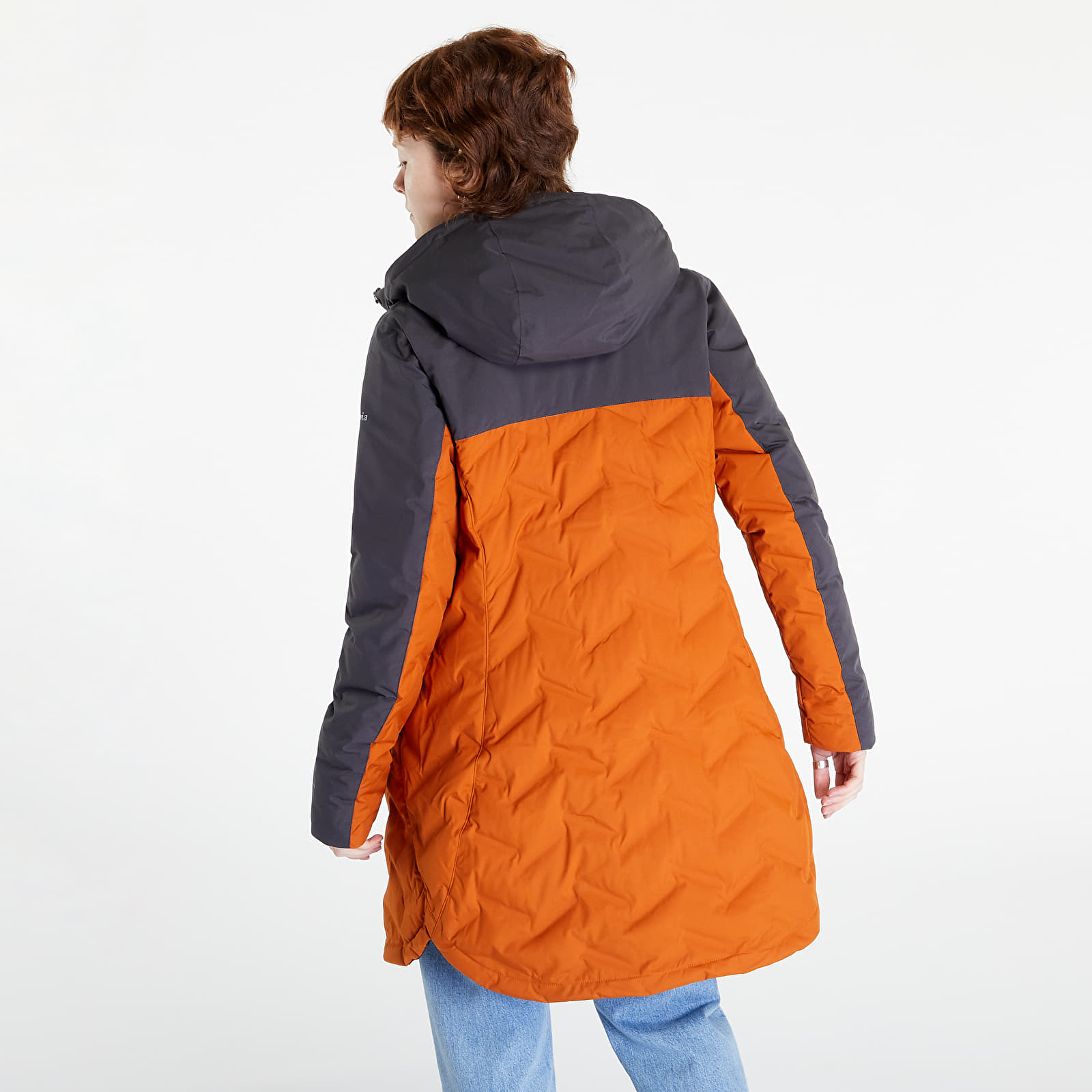 Joped Columbia Mountain Croo II Mid Down Jacket Shark/ Warm Copper