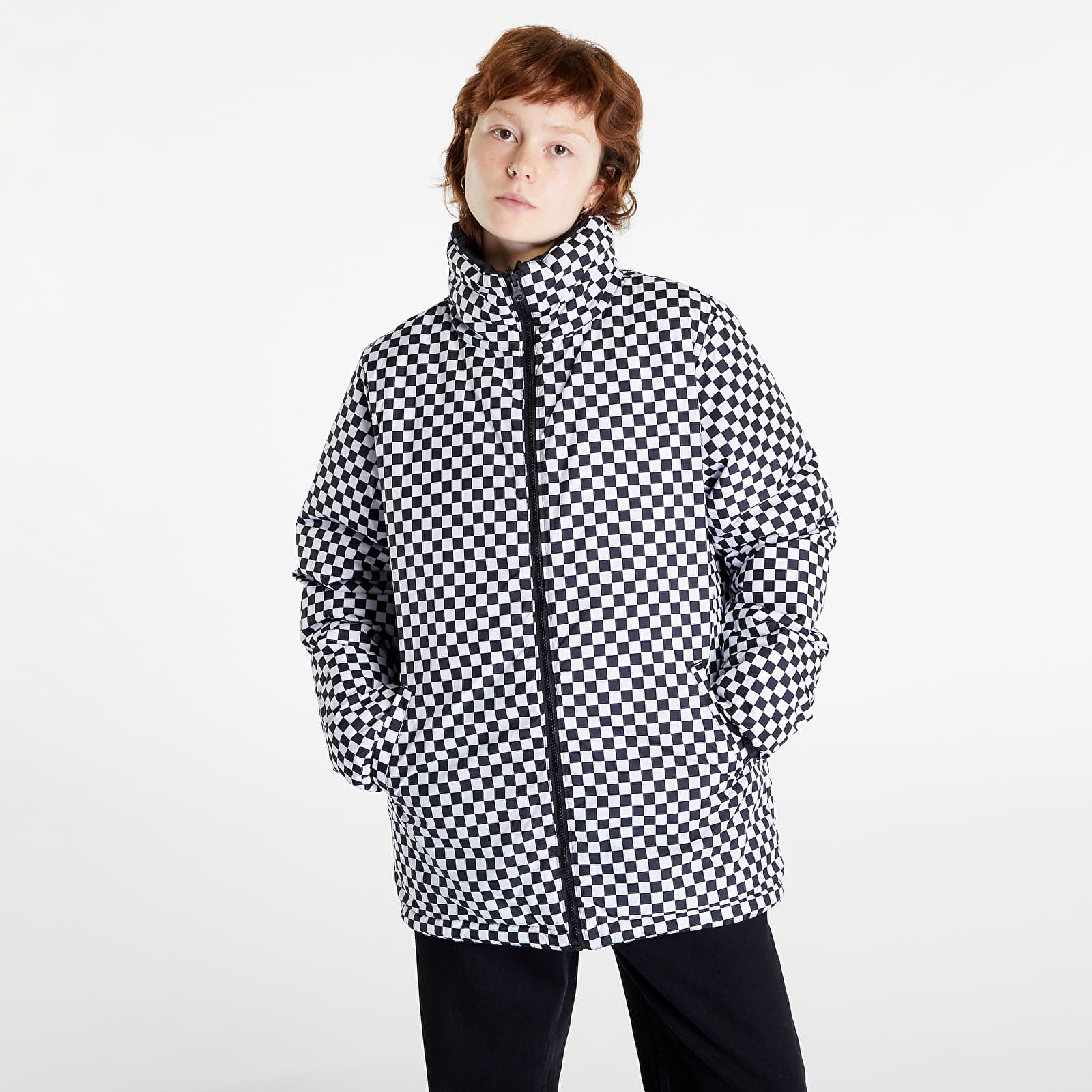 Parka Coats Vans Send It Reversible MTE Puffer Jacket Black