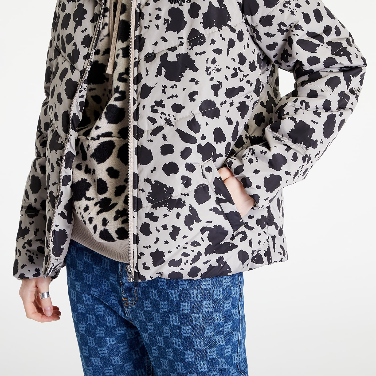 Geci Vans Foundry Print Puff MTE Dotty Animal Black